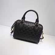 Gucci Joy mini Bag Signature Leather in black  | 475842  - 5