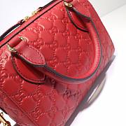 Gucci Joy mini Bag Signature Leather in red | 475842 - 6