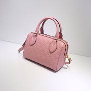 Gucci Joy mini Bag Signature Leather in pink | 475842 - 3