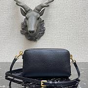 Dior Saddle Messenger Black Grained Calfskin Bag | 9238 - 4