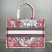 DIOR | Medium Book Tote D-Royaume D'Amour Embroidery - 36cm - 6