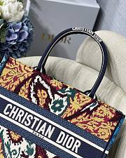 DIOR | Medium Book Tote Blue Dior Constellation Embroidery - 36.5cm - 4