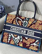 DIOR | Medium Book Tote Blue Dior Constellation Embroidery - 36.5cm - 5