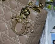 DIOR My ABCDIOR Lady Light Brown Lambskin Bag | M0538 - 2