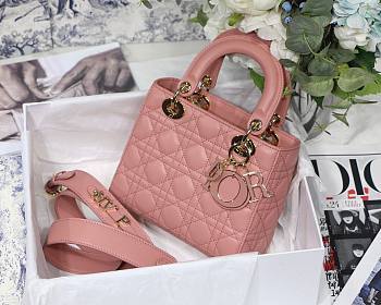 DIOR My ABCDIOR Lady Pink Lambskin Bag | M0538