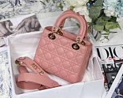 DIOR My ABCDIOR Lady Pink Lambskin Bag | M0538 - 3