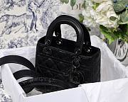 DIOR My ABCDIOR Lady Black Lambskin Bag with Black Hardware M0538 - 3