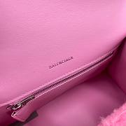 Balenciaga Hourglass XS pink bag  - 4