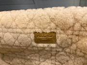 Dior Caro Winter Fur Lambskin Vintage 25cm Bag  - 4