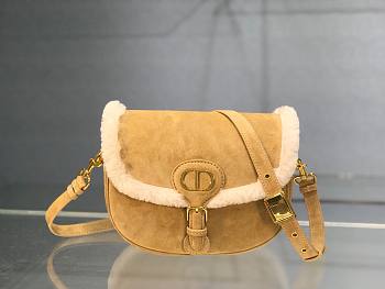 Dior Medium Bobby Winter Fur Lambskin Vintage Bag | M9319