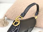 Dior Saddle Black 25cm Bag | M0446 - 2