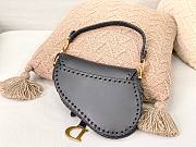 Dior Saddle Black 25cm Bag | M0446 - 4