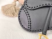 Dior Saddle Black 25cm Bag | M0446 - 6