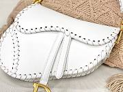 Dior Saddle White 25cm Bag | M0446 - 2