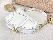Dior Saddle White 25cm Bag | M0446 - 4