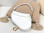 Dior Saddle White 25cm Bag | M0446 - 6