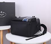 Prada Nylon & Leather Black Backpack  - 5