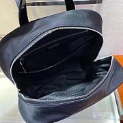 Prada Nylon & Leather Black Backpack | 2VZ084 - 6