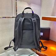Prada Nylon & Leather Black Backpack | 2VZ084 - 4