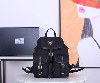 Prada Black Backpack | 1BZ672
