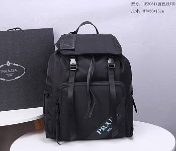 Prada black nylon backpack | 1BZ031