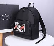 Prada black backpack | 2VZ063 - 4