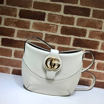 Gucci GG Marmont Arli Shoulder Bag White Calf Leather | 568857 