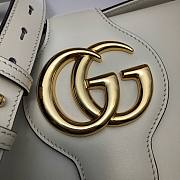 Gucci GG Marmont Arli Shoulder Bag White Calf Leather | 568857  - 2