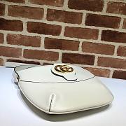 Gucci GG Marmont Arli Shoulder Bag White Calf Leather | 568857  - 3