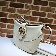 Gucci GG Marmont Arli Shoulder Bag White Calf Leather | 568857  - 5