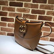 Gucci GG Marmont Arli Shoulder Bag Brown Calf Leather | 568857 - 3