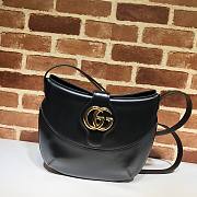Gucci GG Marmont Arli Shoulder Bag Black Calf Leather | 568857 - 1