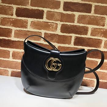 Gucci GG Marmont Arli Shoulder Bag Black Calf Leather | 568857