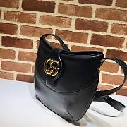 Gucci GG Marmont Arli Shoulder Bag Black Calf Leather | 568857 - 5