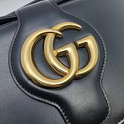 Gucci GG Marmont Arli Shoulder Bag Black Calf Leather | 568857 - 2