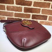Gucci GG Marmont Arli Shoulder Bag Red Calf Leather | 568857 - 6