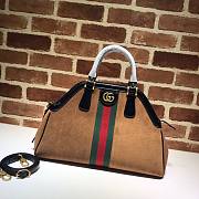 Gucci Belle Suede Medium Top Handle Bag | 516459 - 1