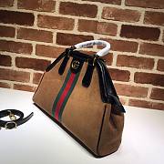 Gucci Belle Suede Medium Top Handle Bag | 516459 - 6