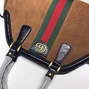 Gucci Belle Suede Medium Top Handle Bag | 516459 - 4