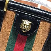Gucci Belle Suede Medium Top Handle Bag | 516459 - 2