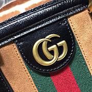Gucci Belle Suede Medium Top Handle Bag | 516459 - 3