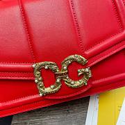 DG Amore bag in red calfskin - 6