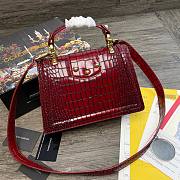 DG Amore bag in red calfskin leather - 3