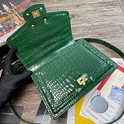 DG Amore bag in deep green calfskin leather - 2
