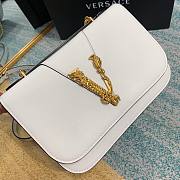 Versace Virtus Top Handle Barocco V Bag in White - 2