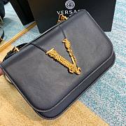Versace Virtus Top Handle Barocco V Bag in Black - 3