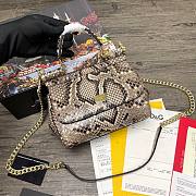 D&G dauphine leather Sicily small bag in snake skin - 1