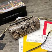 D&G dauphine leather Sicily small bag in snake skin - 4