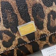 D&G dauphine leather Sicily small bag in snake skin & black - 6