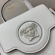 Versace La Medusa Small Handbag in White | DBFI040 - 6